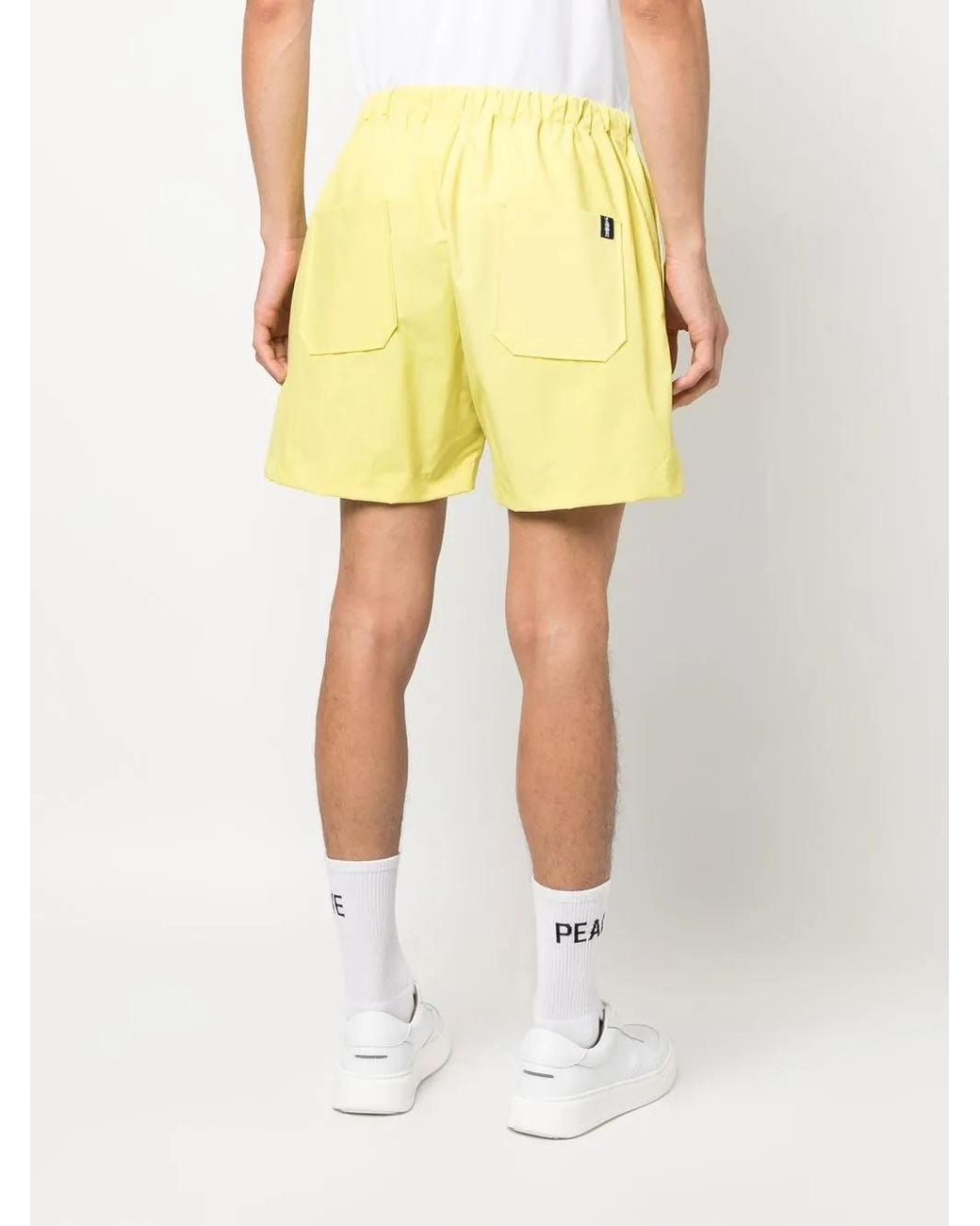 Mackintosh Yellow Captain Elasticated Waistband Shorts for men