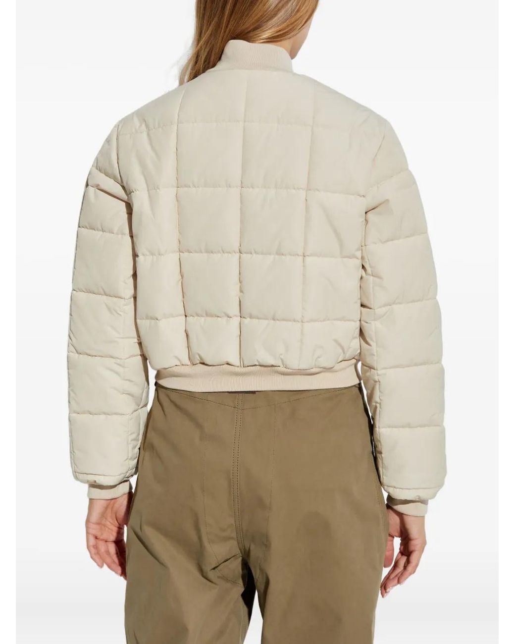 Moschino Gewatteerd Bomberjack in het Natural