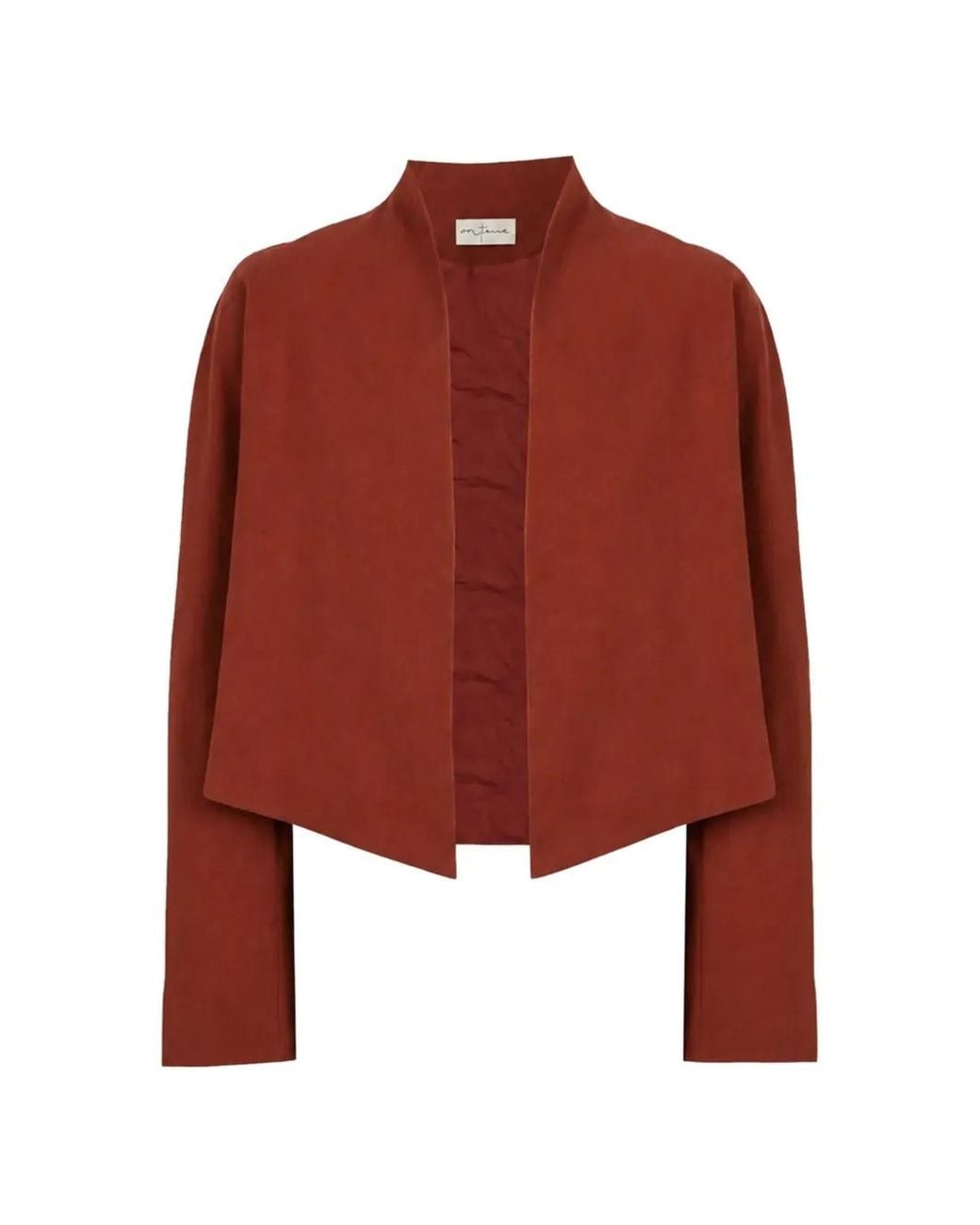 Cortana Red Veste Rodeo À Coupe Crop