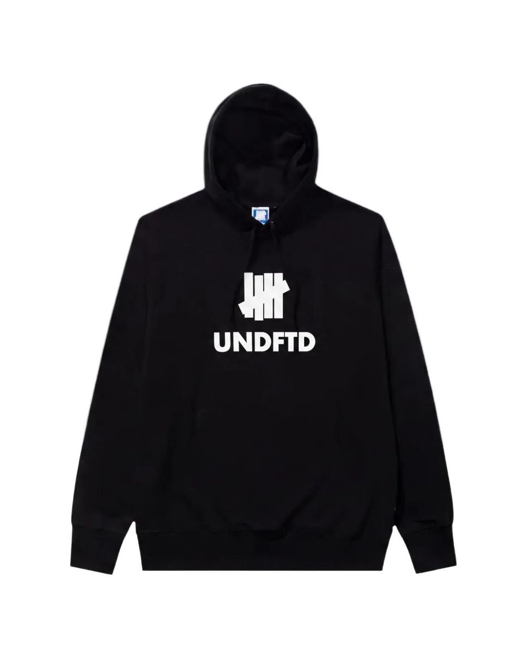 Undefeated Black Logo-Print Hoodie for men