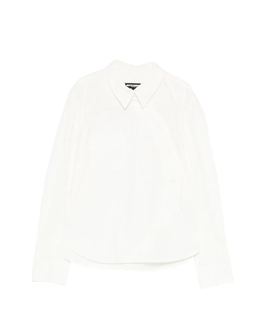 Melitta Baumeister White Asymmetric-Fastening Shirt