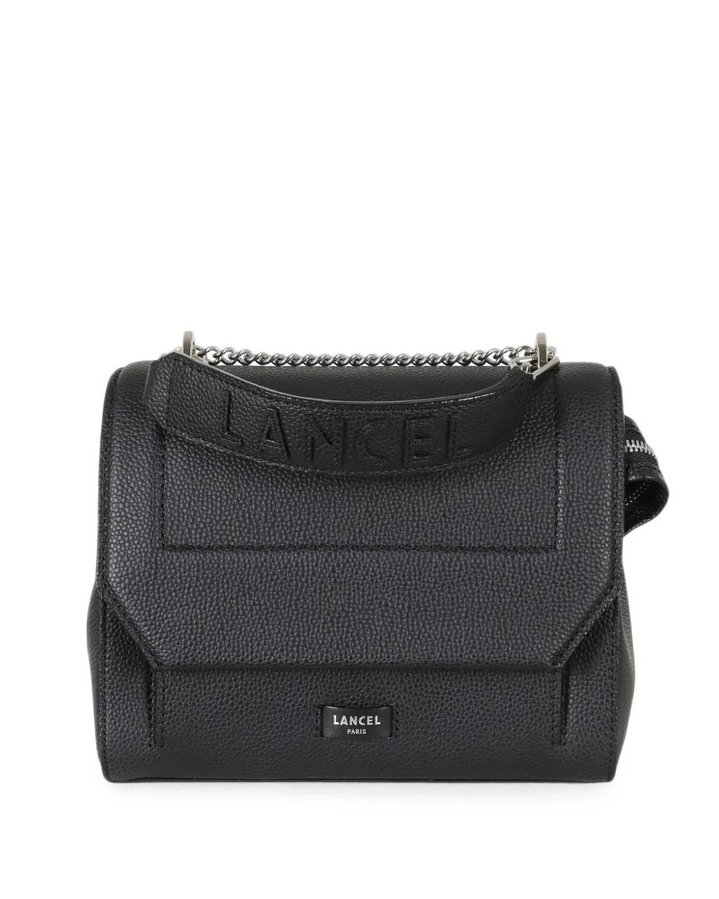 Lancel Black Medium Ninon Logo-Embossed Cross Body Bag