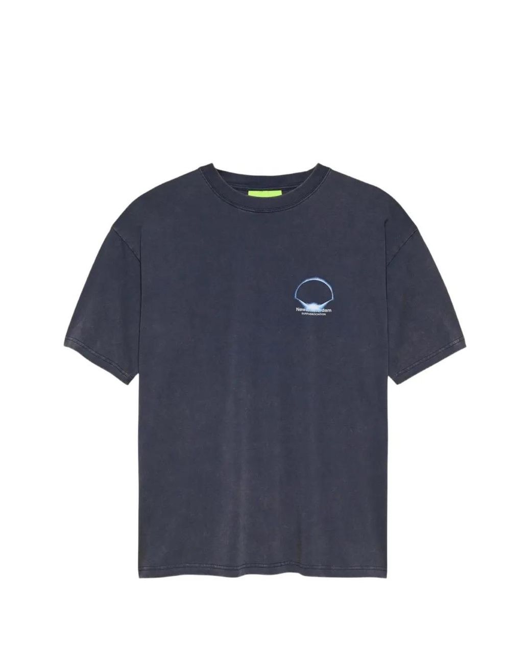 New Amsterdam Blue Graphic-Print T-Shirt for men