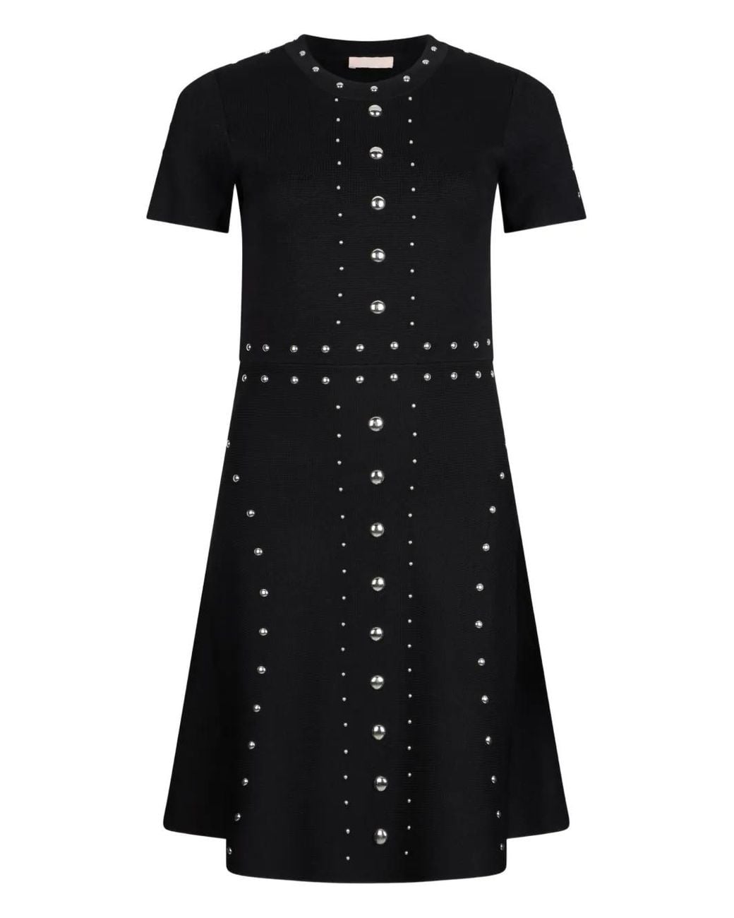 Liu Jo Black Knit Dress With Studs