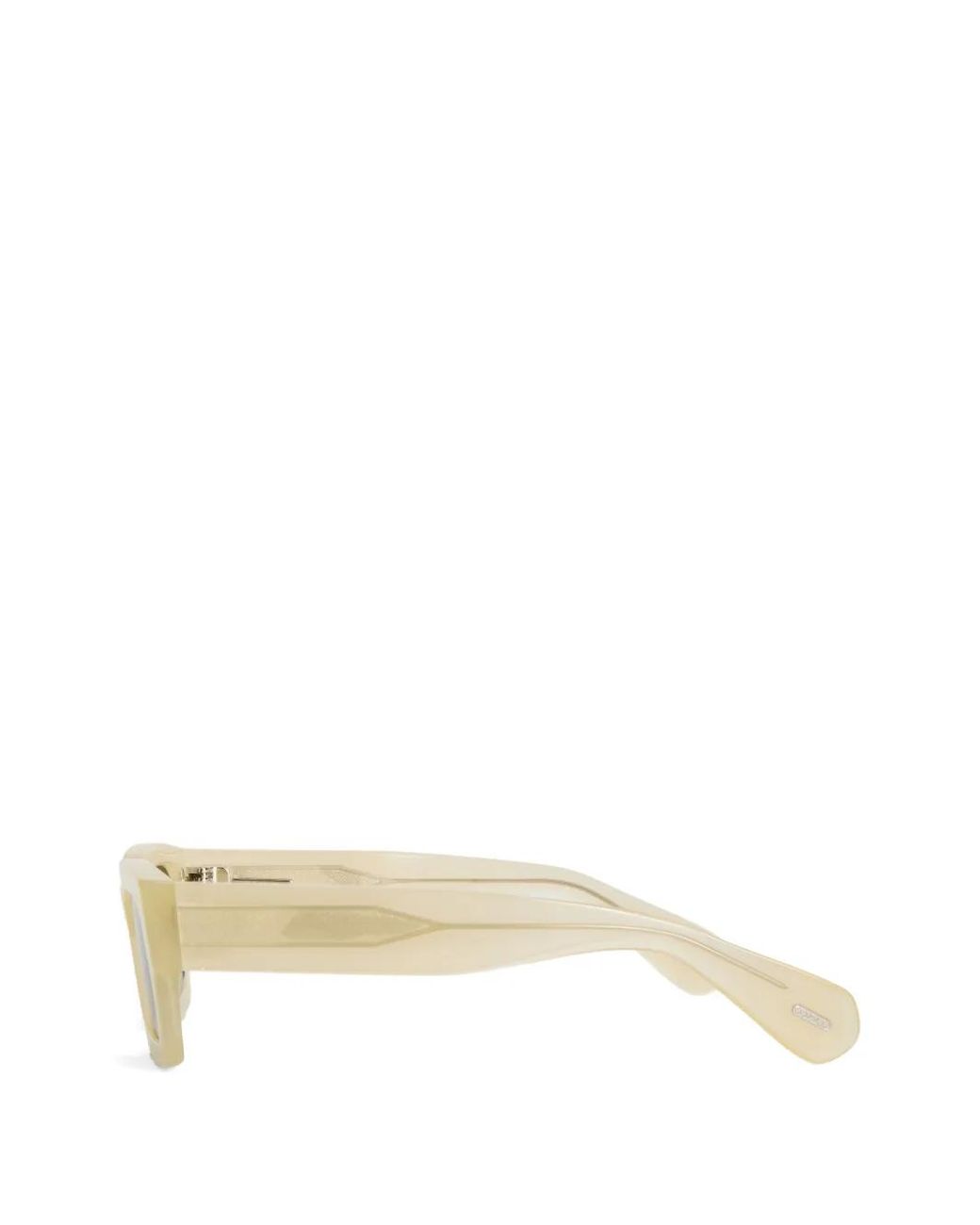 Jil Sander Green Rectangular-Frame Sunglasses