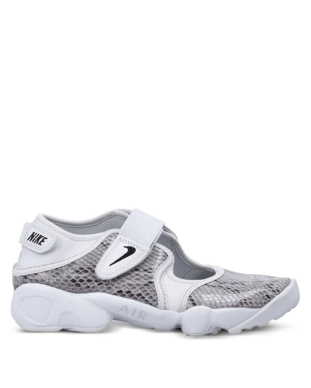 Nike White Air Rift Snake-Effect Sneakers