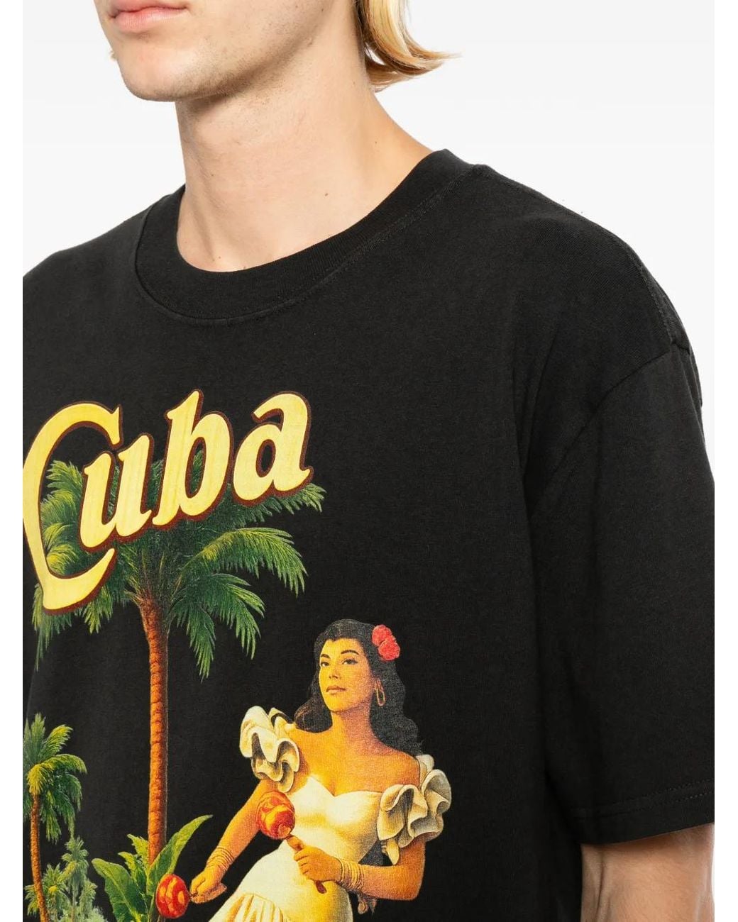 Melt Black T-Shirt À Manches Courtes for men