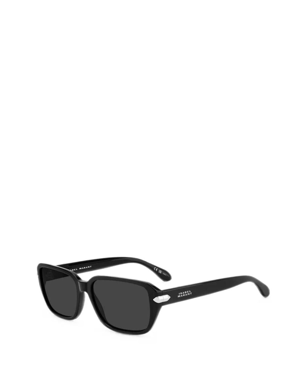 Isabel Marant Black Lunettes De Soleil À Monture Rectangulaire