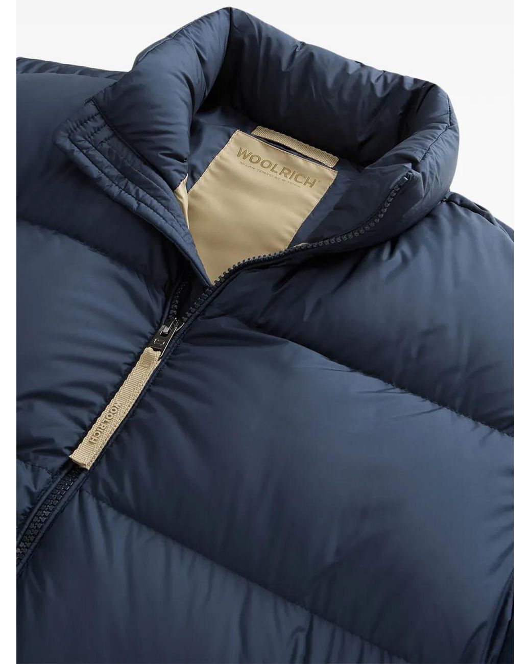 Plumífero Con Cuello Alto Woolrich de hombre de color Blue
