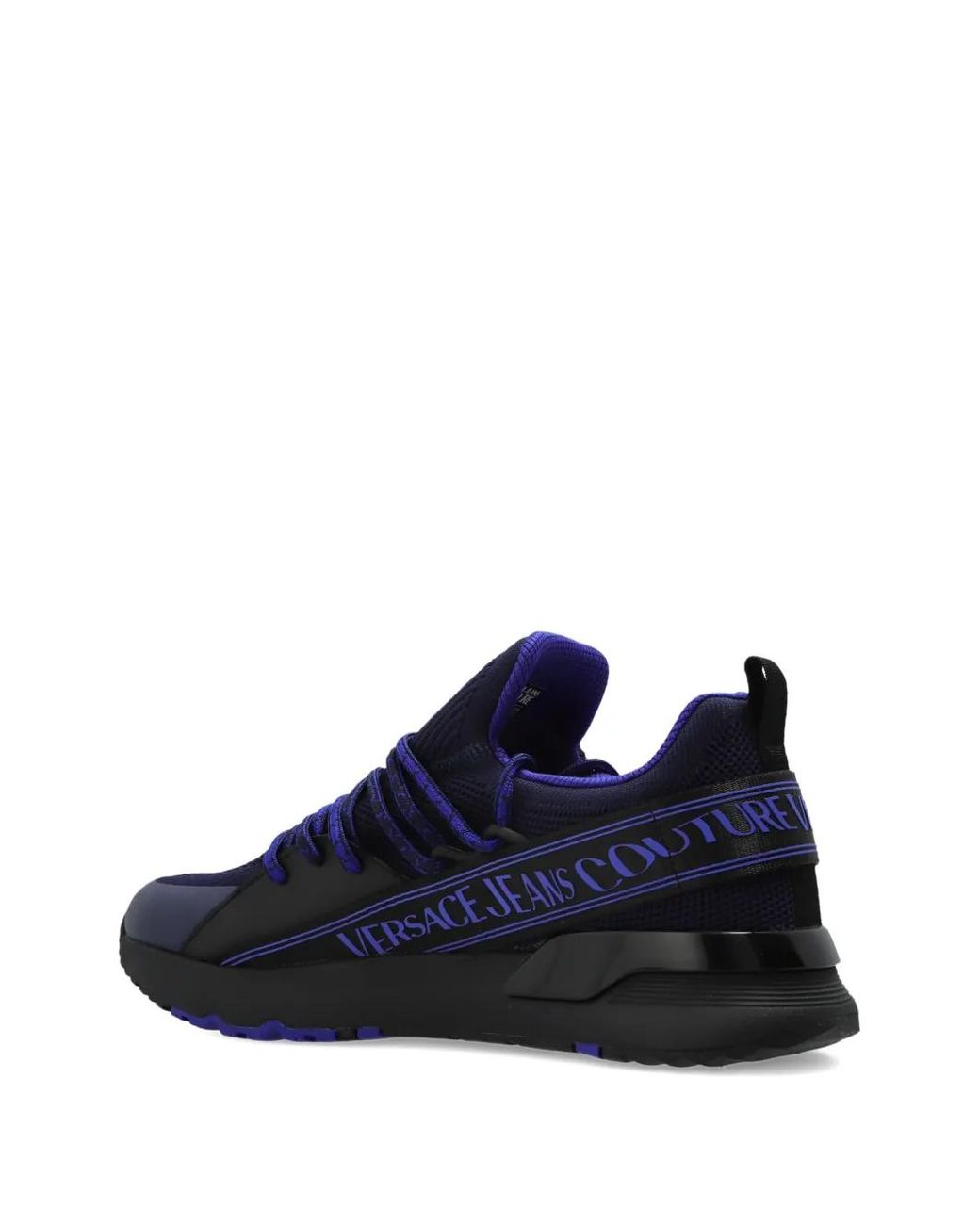 Versace Jeans Couture Blue Sports Shoes With Logo for men