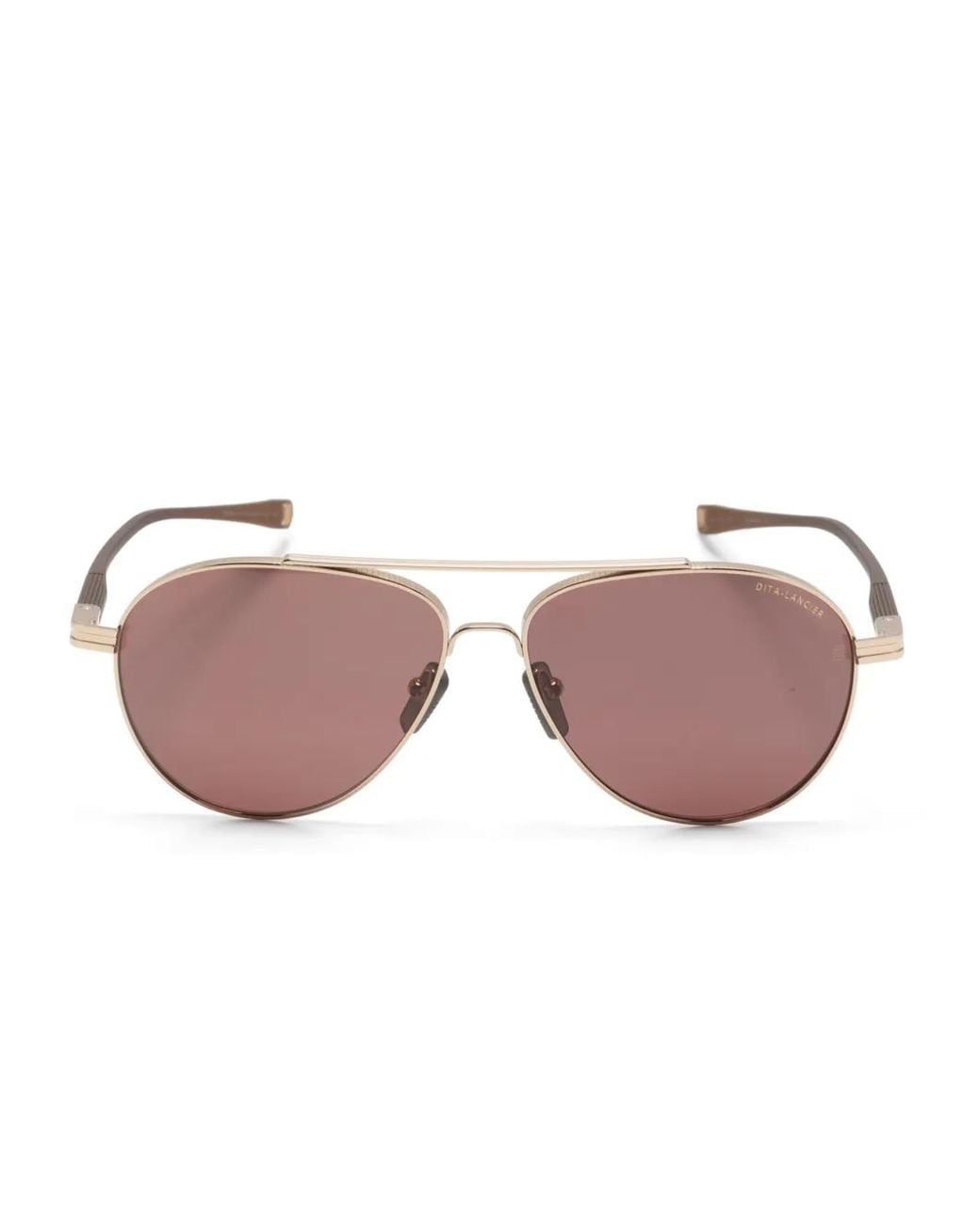 Dita Eyewear Pink Lsa-418 Pilot-Frame Sunglasses