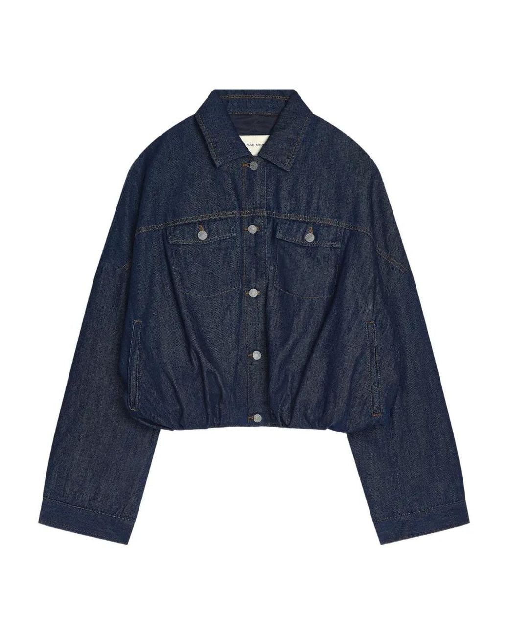 Dries Van Noten Blue Long-Sleeves Denim Jacket