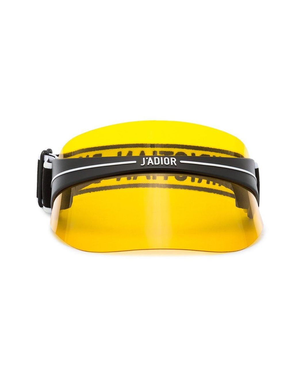 Christian dior yellow visor Clearance