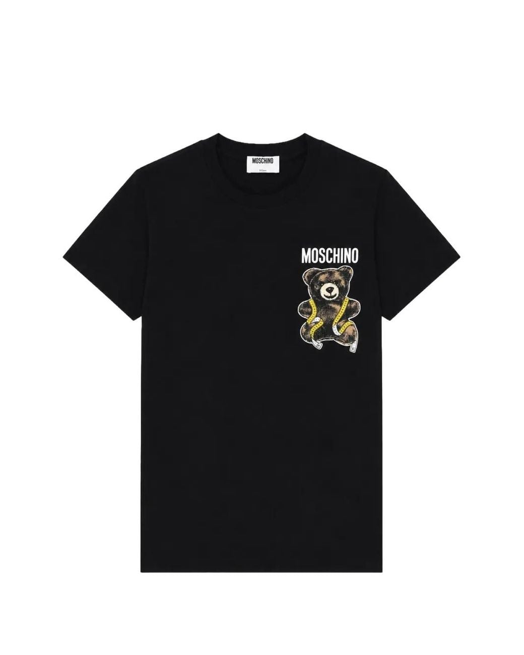 Moschino Black Teddy-Bear Organic-Cotton Jersey T-Shirt