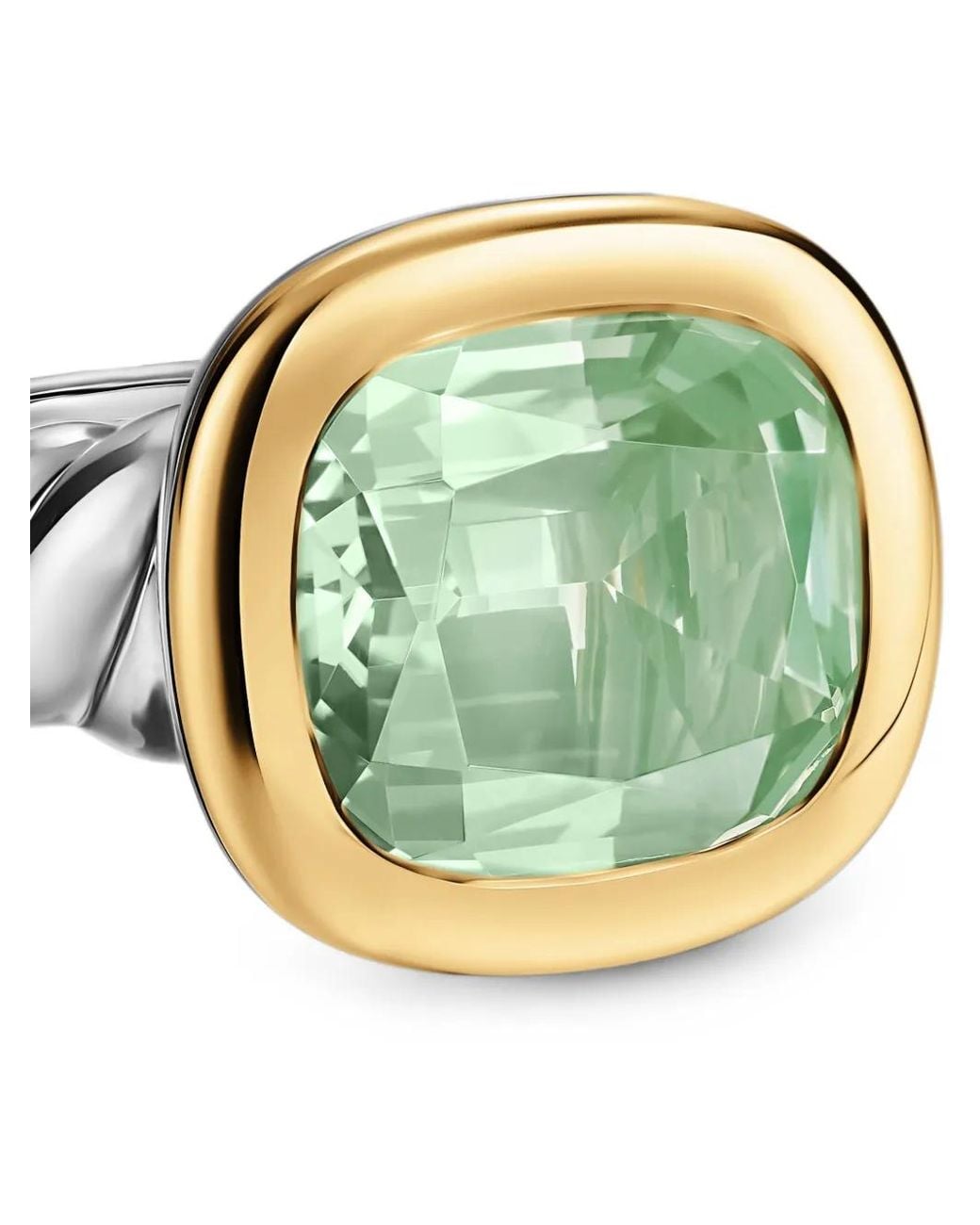 David Yurman Green Mercer Prasiolite Ring