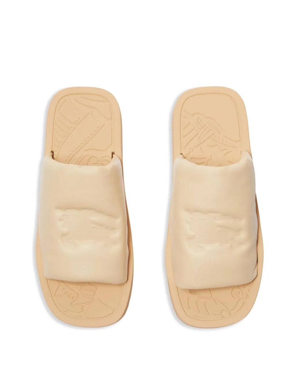 Burberry Natural Ekd Slab Pantoletten