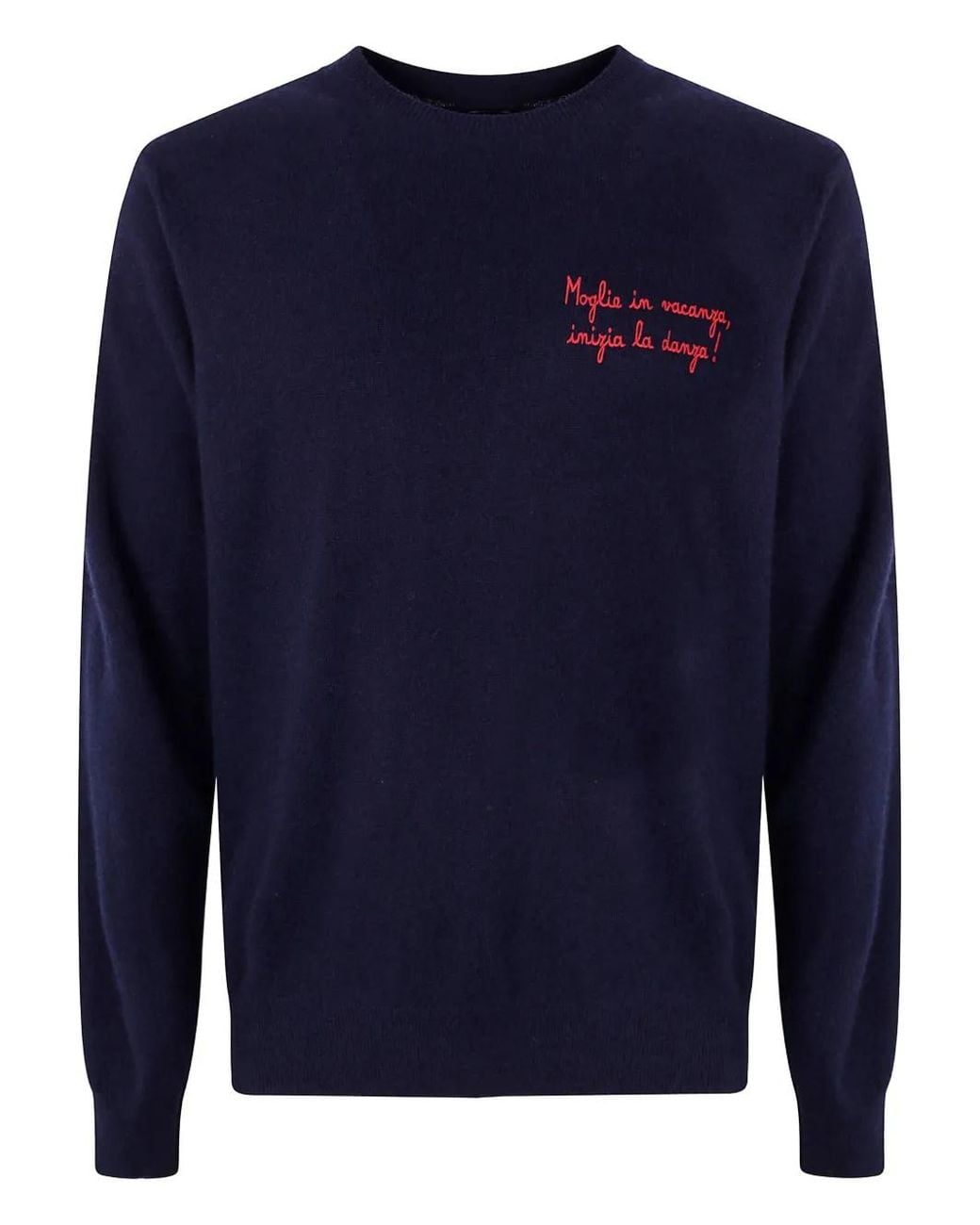 Pull À Logo Brodé Mc2 Saint Barth pour homme en coloris Blue