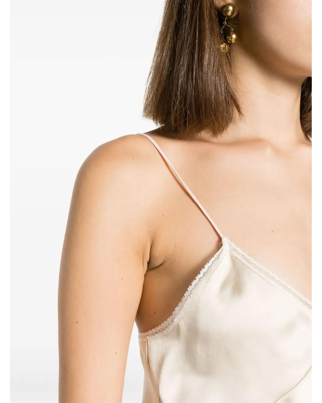 N°21 Natural Thin Straps Top