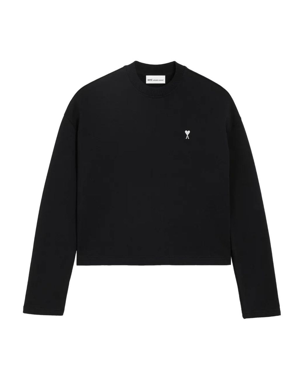Sudadera Corta AMI de color Black