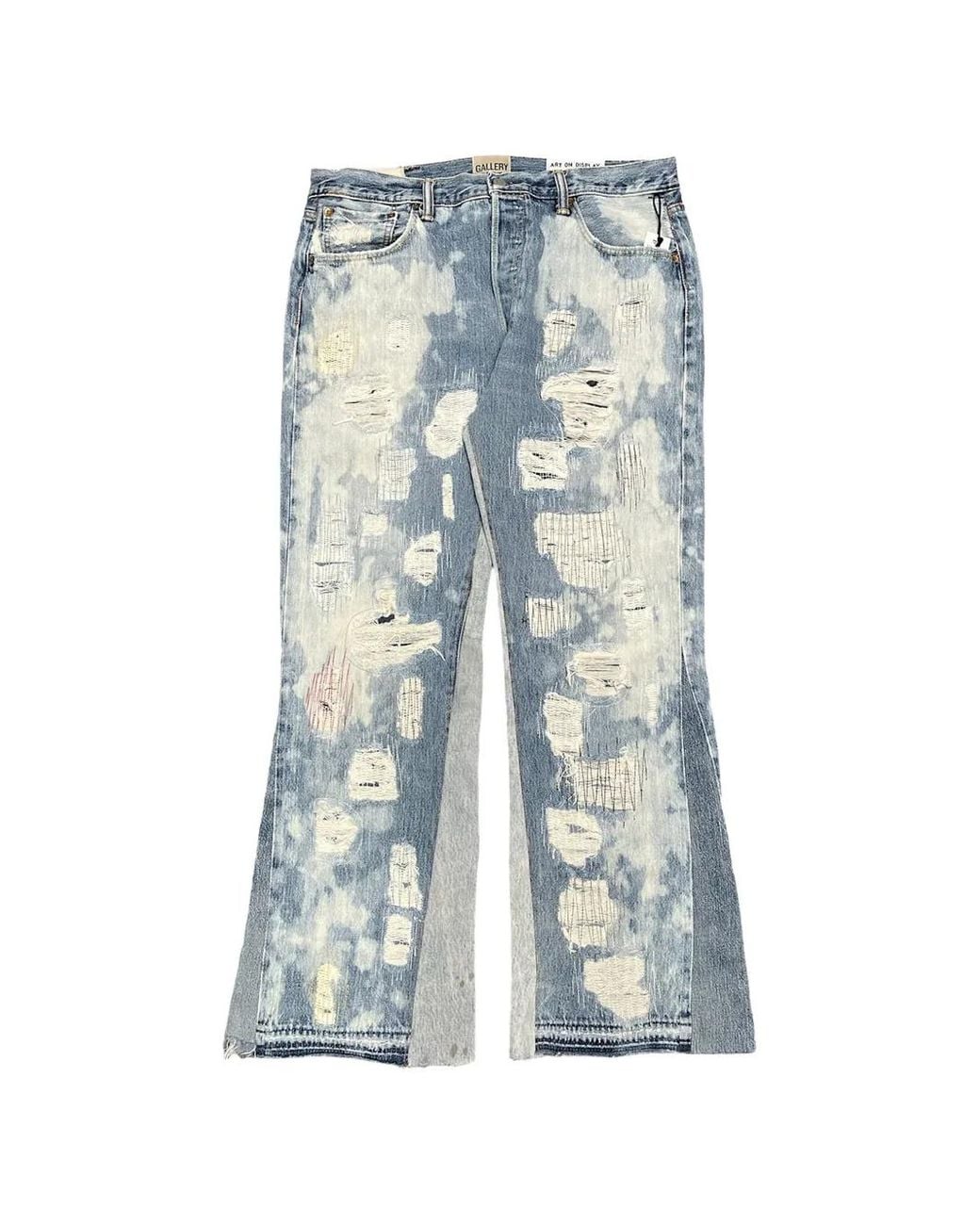 GALLERY DEPT. Blue Los Olivos La Distressed Flared Jeans for men
