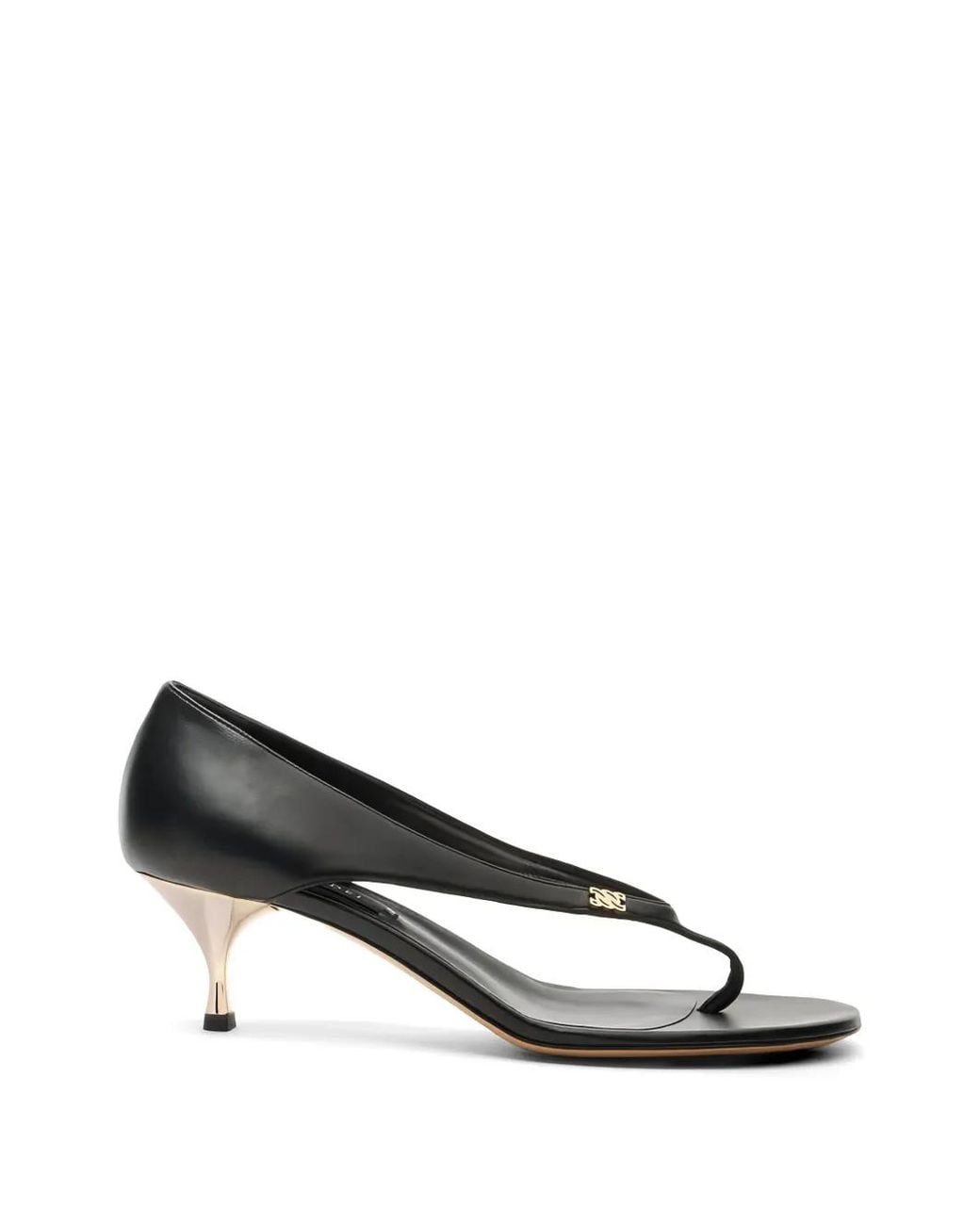 Casadei Black Chic Julia Leather Sandals