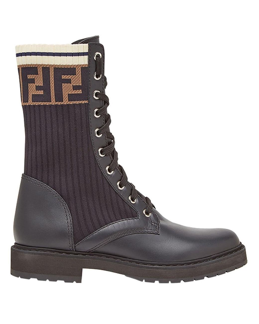 fendi military boots