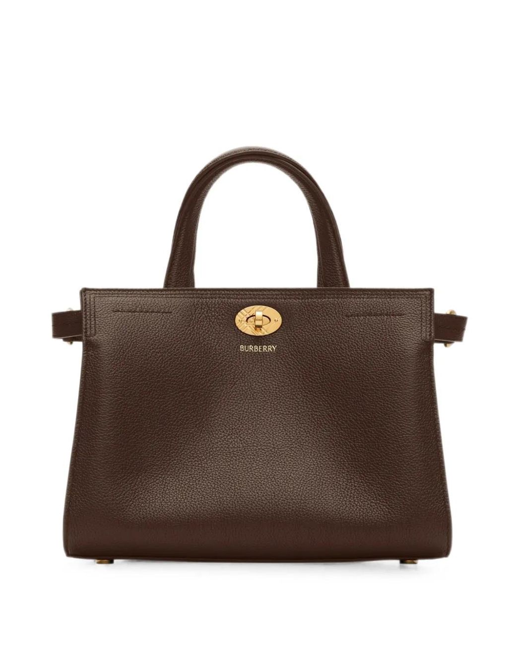 Burberry Brown Mini Cabas Cotswolds À Carreaux