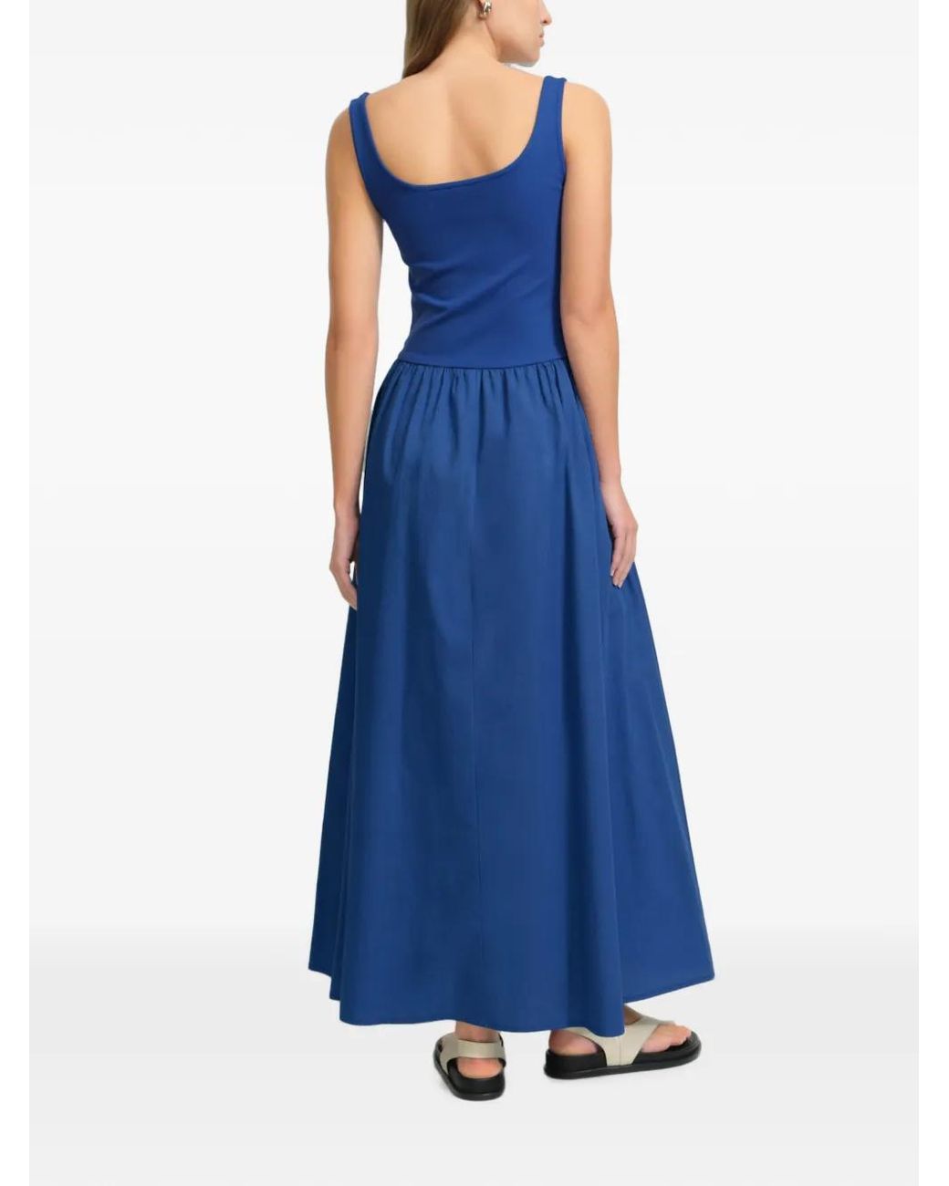 MARCELLA Blue Robe Longue Clara