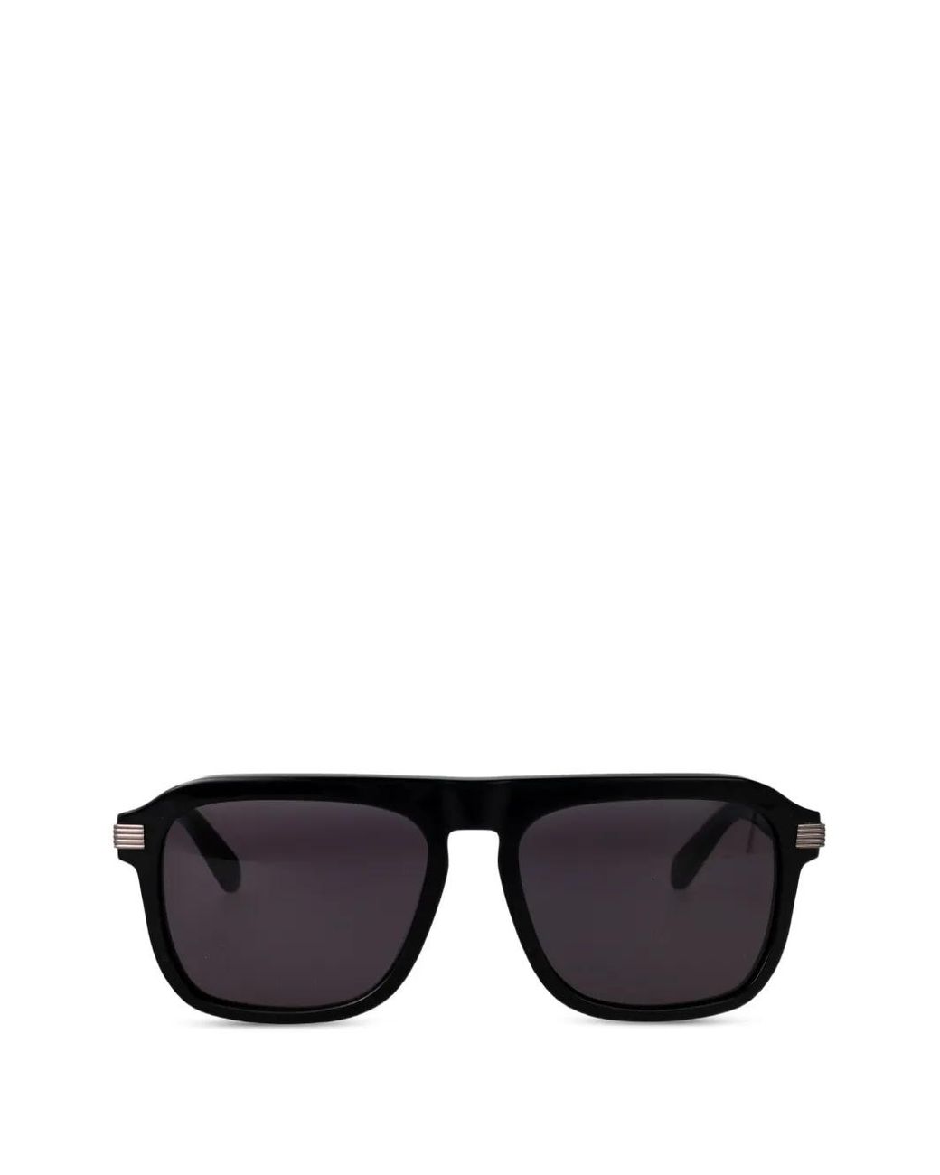 Ferragamo Eyewear Black Lunettes De Soleil Sf2087S À Plaque Logo for men