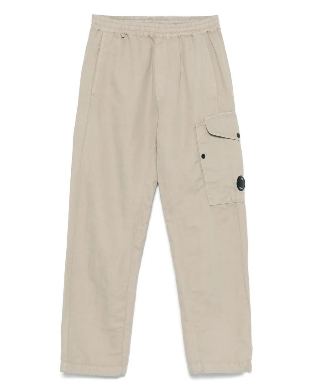 C P Company Natural Cargo Trousers for men