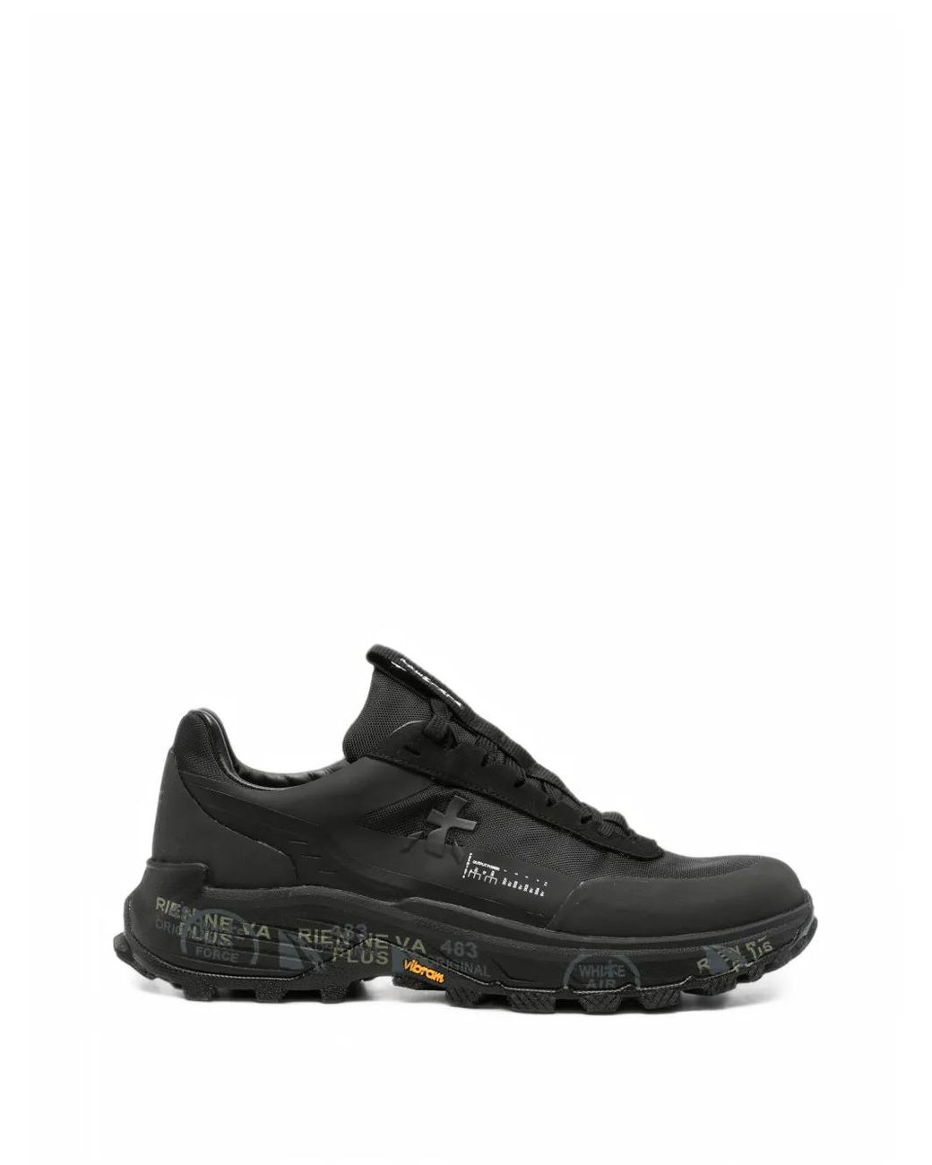 Premiata Black Devin Sneakers for men