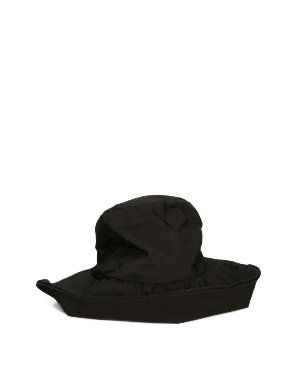 Reinhard Plank Black Bianca Wide-Brim Hat