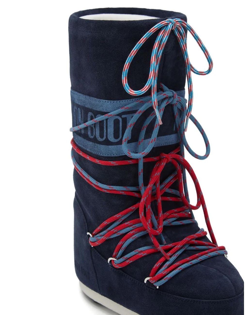 Moon Boot Blue Mb Icon Suede Lac