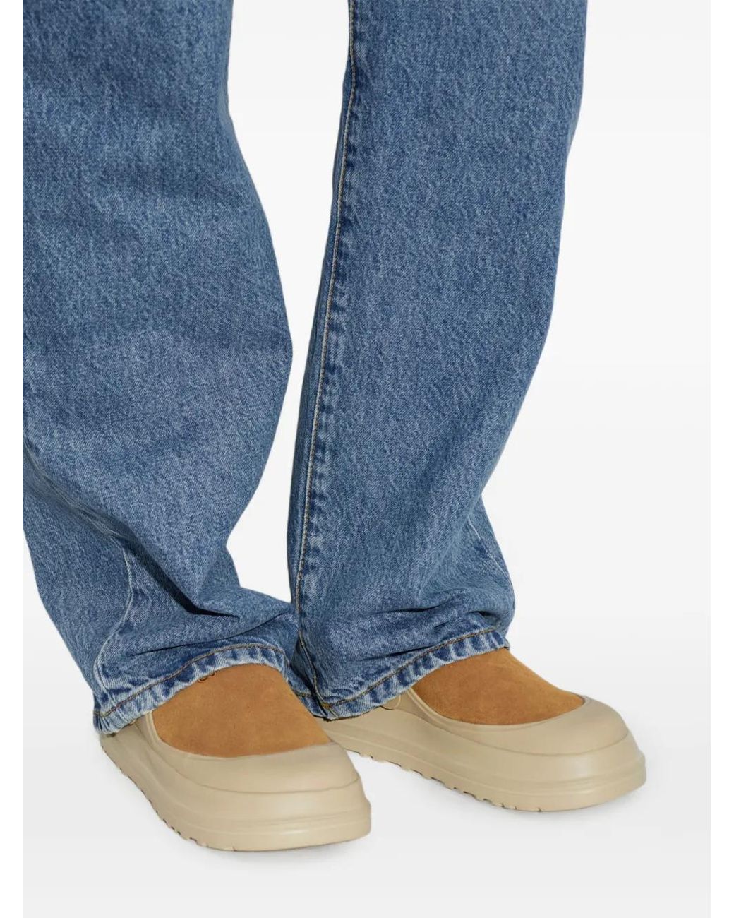 Ugg Brown Goldenglow Suede Clogs