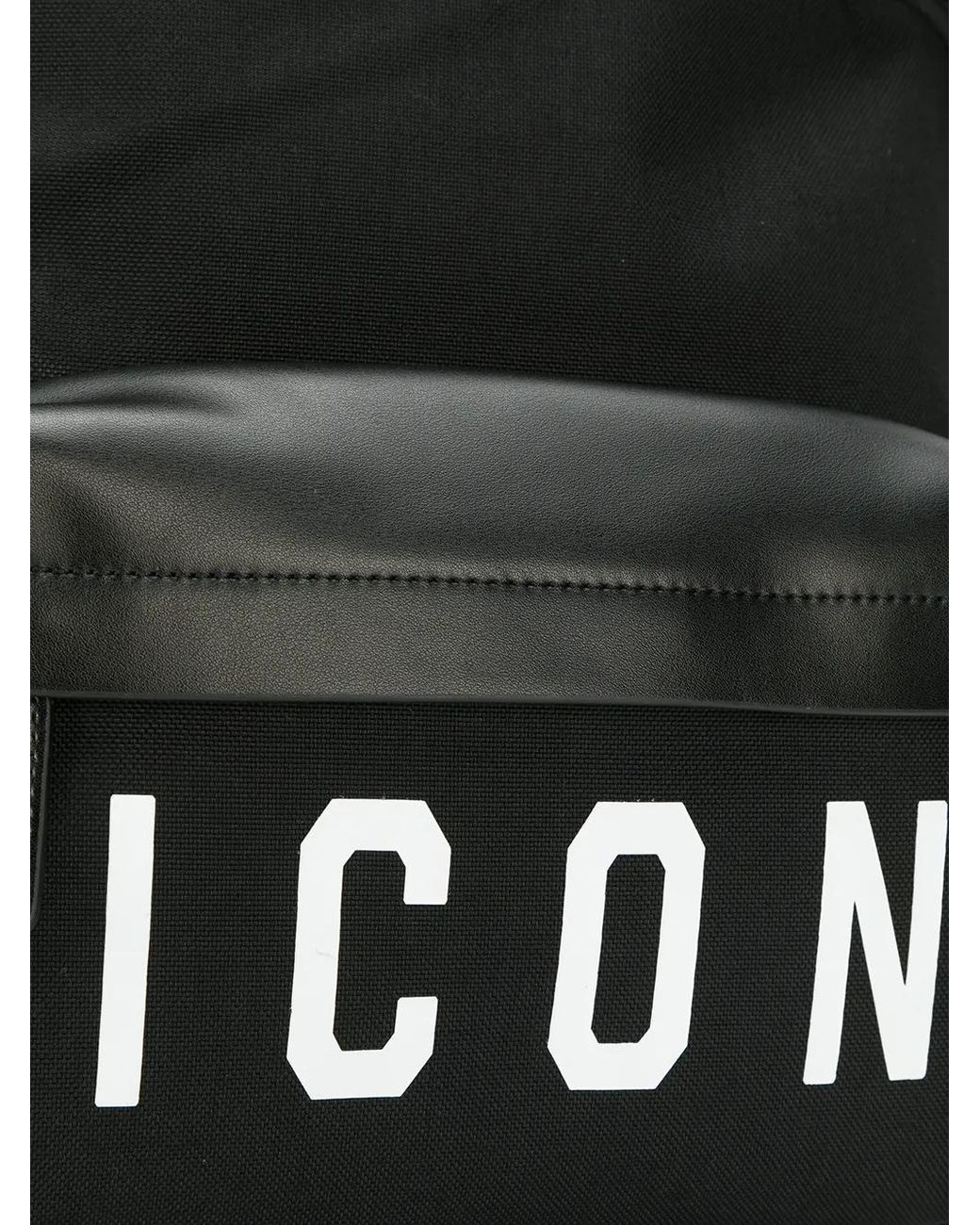 Mochila Icon DSquared² de hombre de color Black