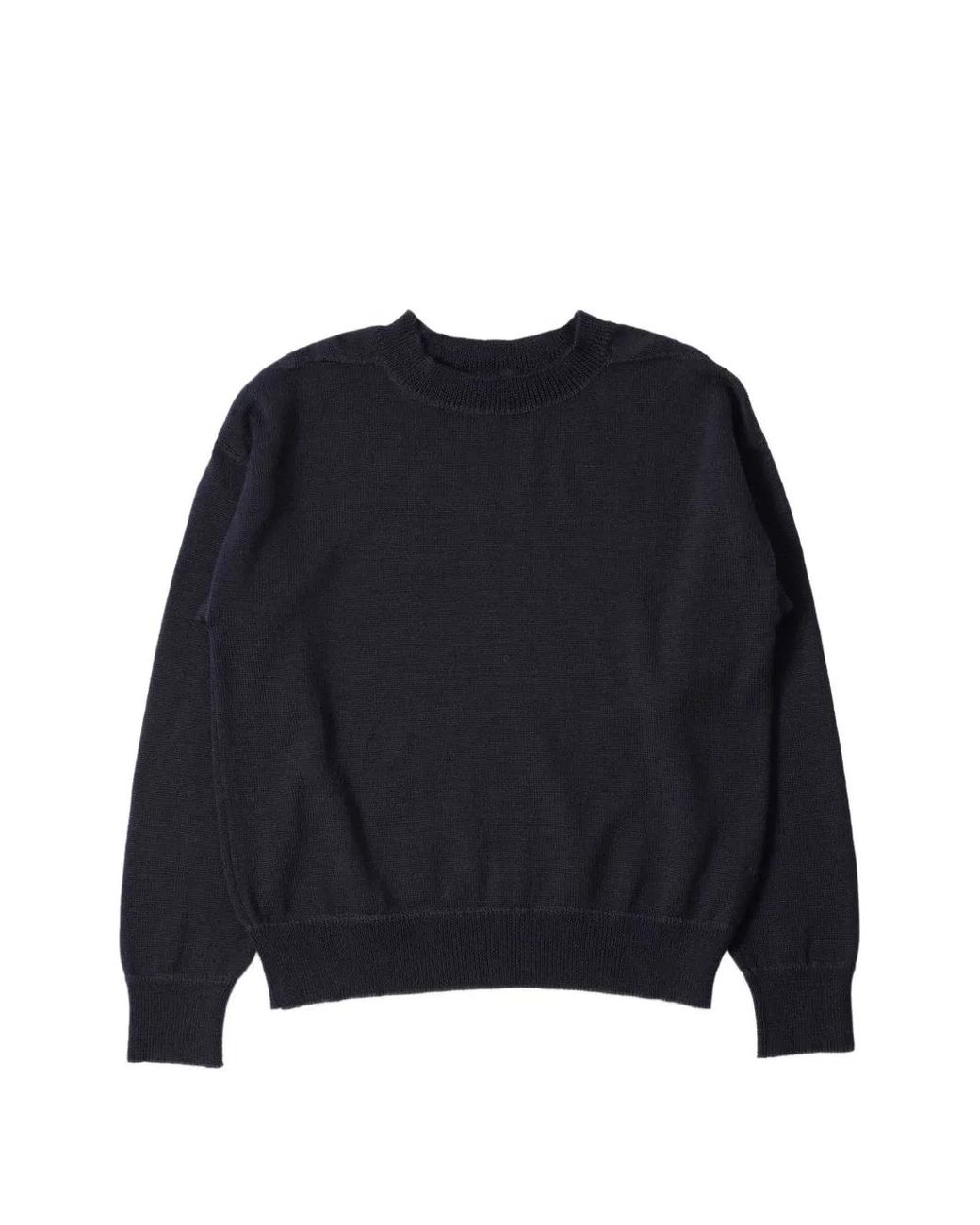 Margaret Howell Blue Flatlock Guernsey Sweater for men