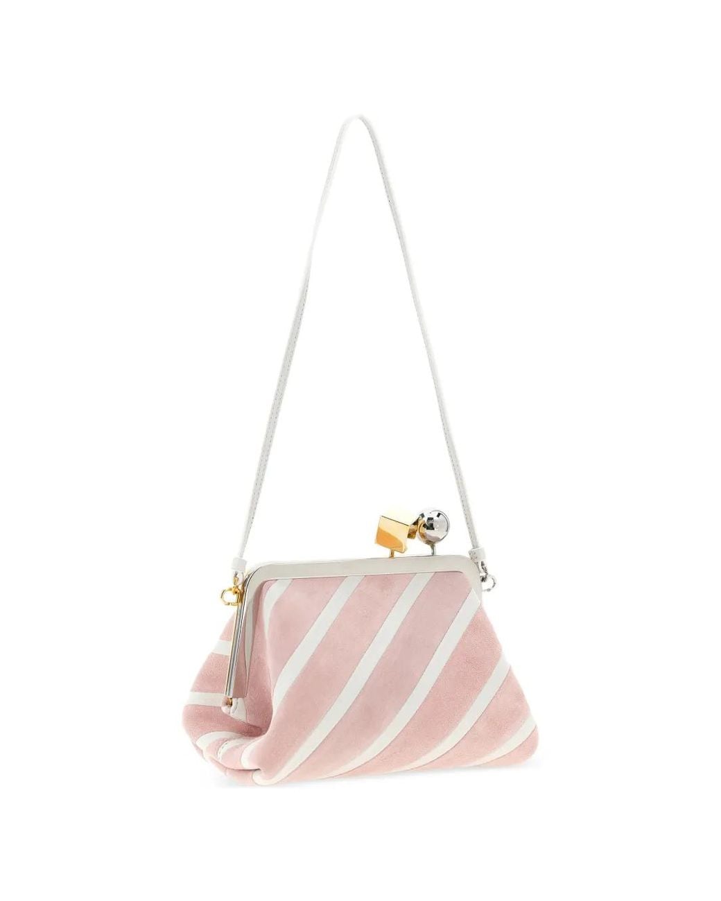 Jacquemus Pink Petite Pochette The Berlingot À Rayures