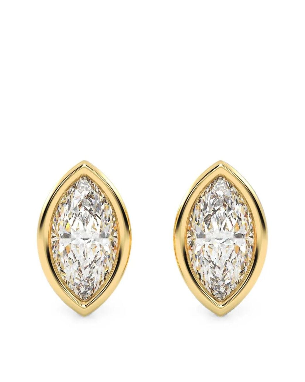 Diamond Essentials Metallic Diamond Earrings