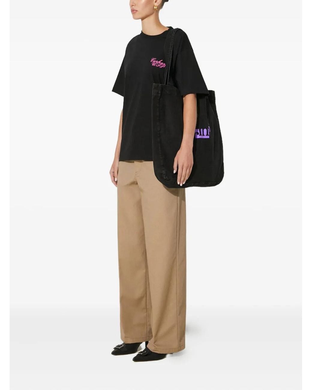 Carhartt Natural Logo-Patch Trousers
