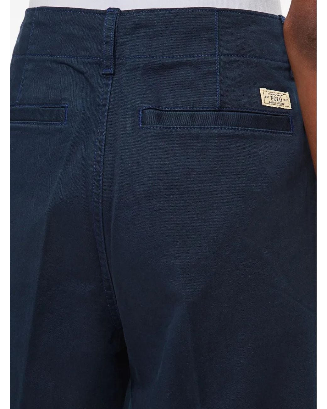 Polo Ralph Lauren Blue High-Waisted Trousers