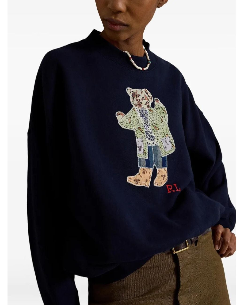 Polo Ralph Lauren Blue Polo Bear Sweater