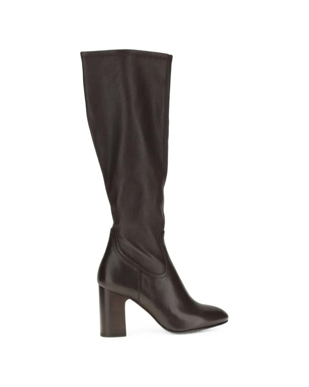 Stuart Weitzman Black Mulberry Stretch Boots
