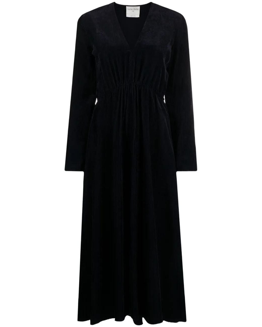 Forte_forte Black Midi Dresses