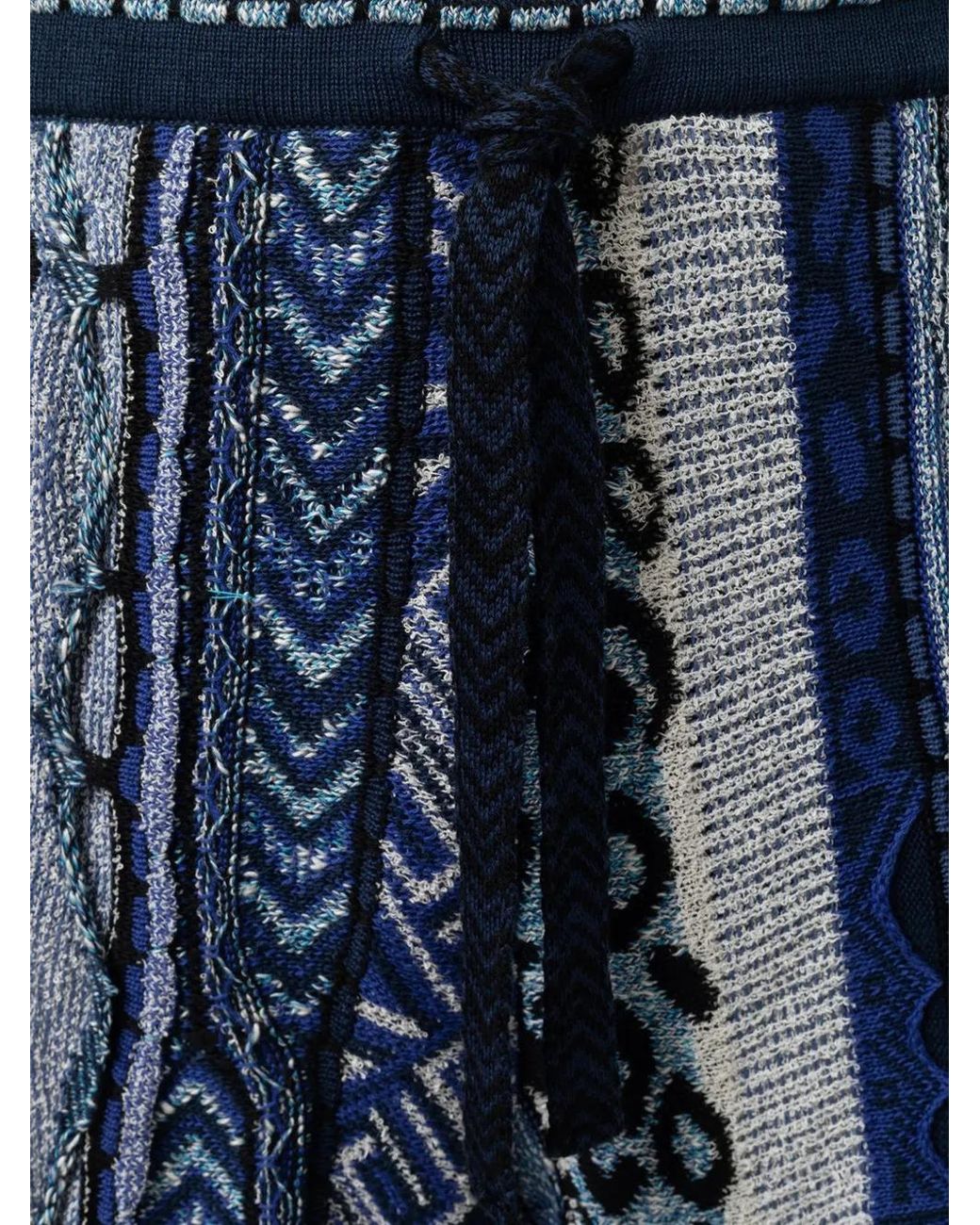 Short Imprimé En Maille Laneus pour homme en coloris Blue