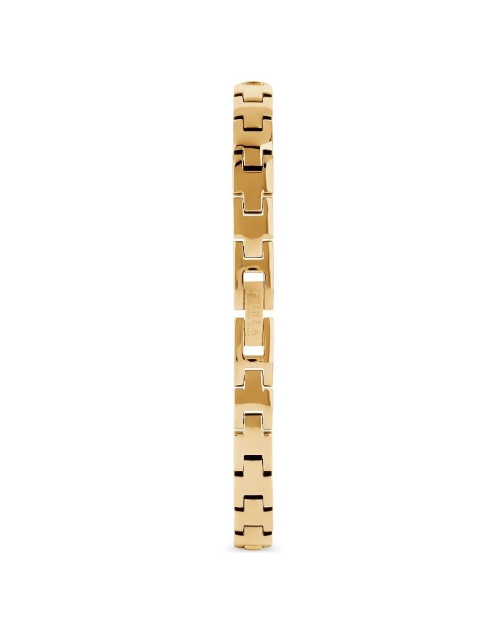 Furla White Bangle Leather 28Mm Watch
