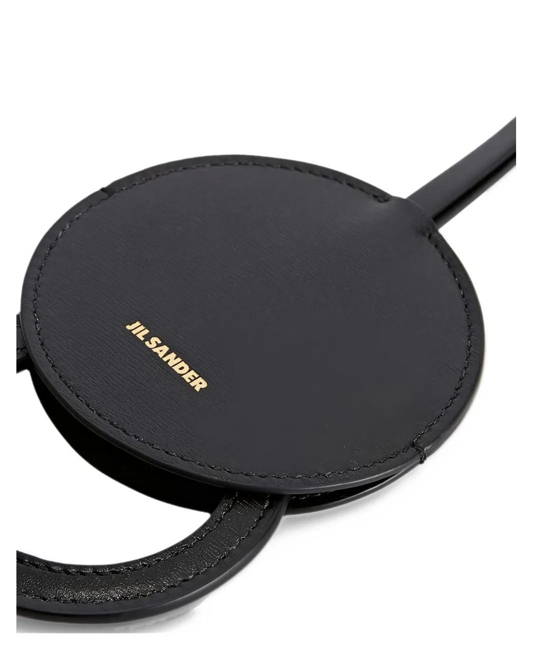 Jil Sander Black Cannolo Mirror Case