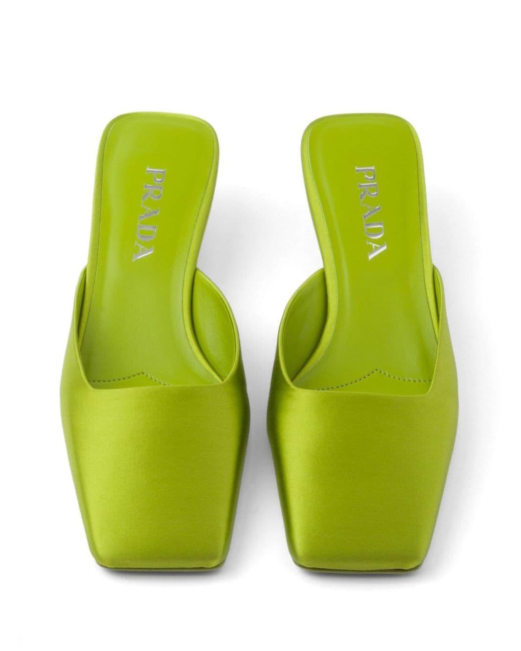 PRADA ダークグリーン スクエアトゥミュール 楽天市場】プラダ（ミュール｜レディース靴）：靴の通販 PRADA ダーク