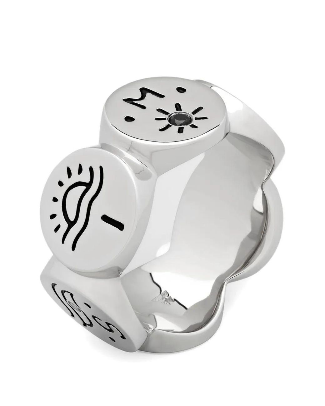 Tom Wood White Simple Love Ring
