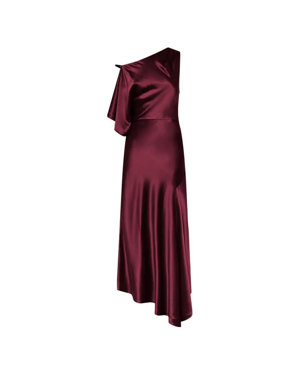 Nicholas Purple Nayara Asymmetric Dress