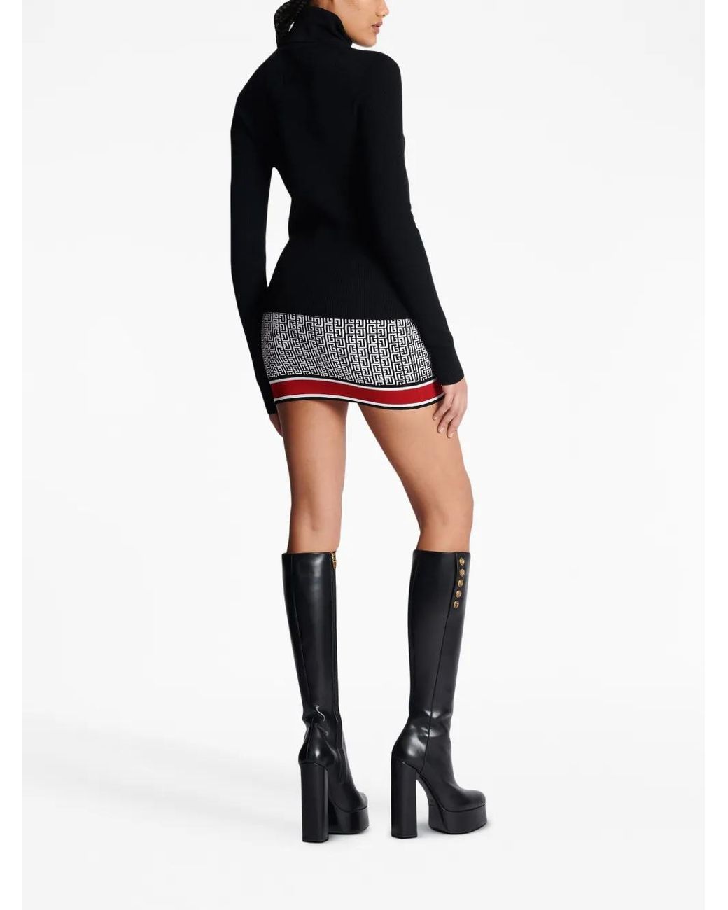Balmain Black Turtlenecks